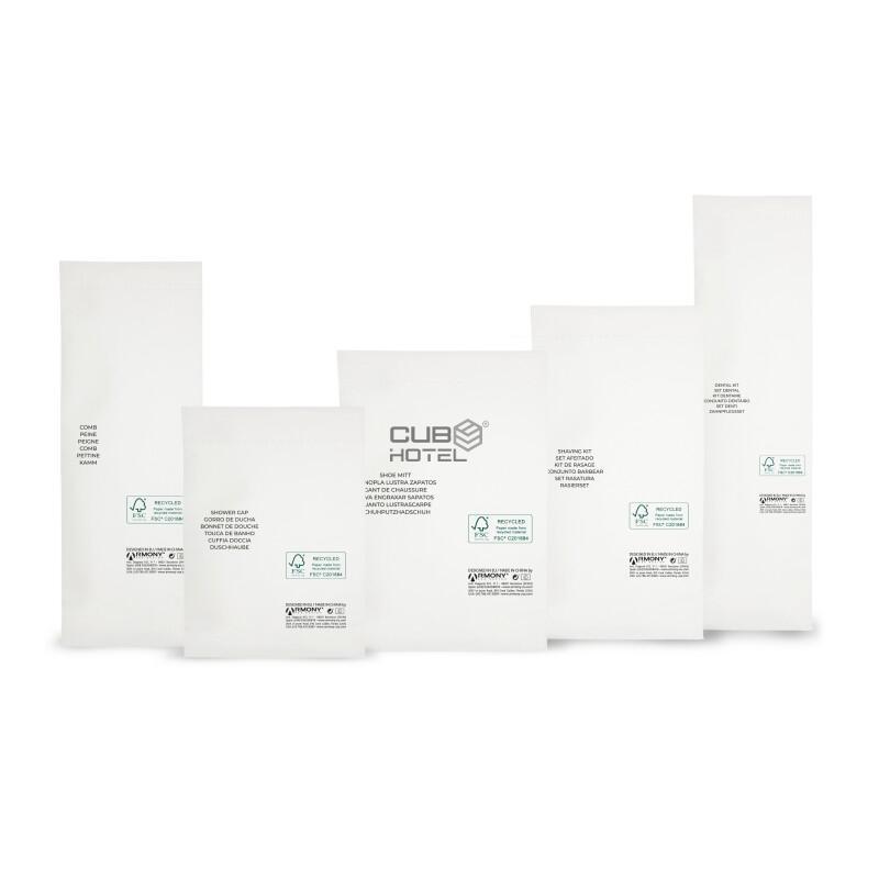 Kit Viagem Vanity embalados em papel pedra FSC Lule 500 unidades