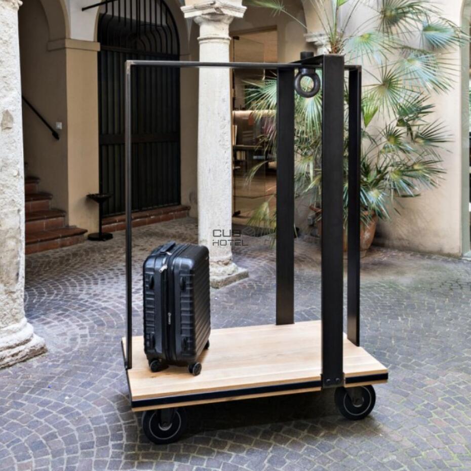 Industrial Style Luggage Cart