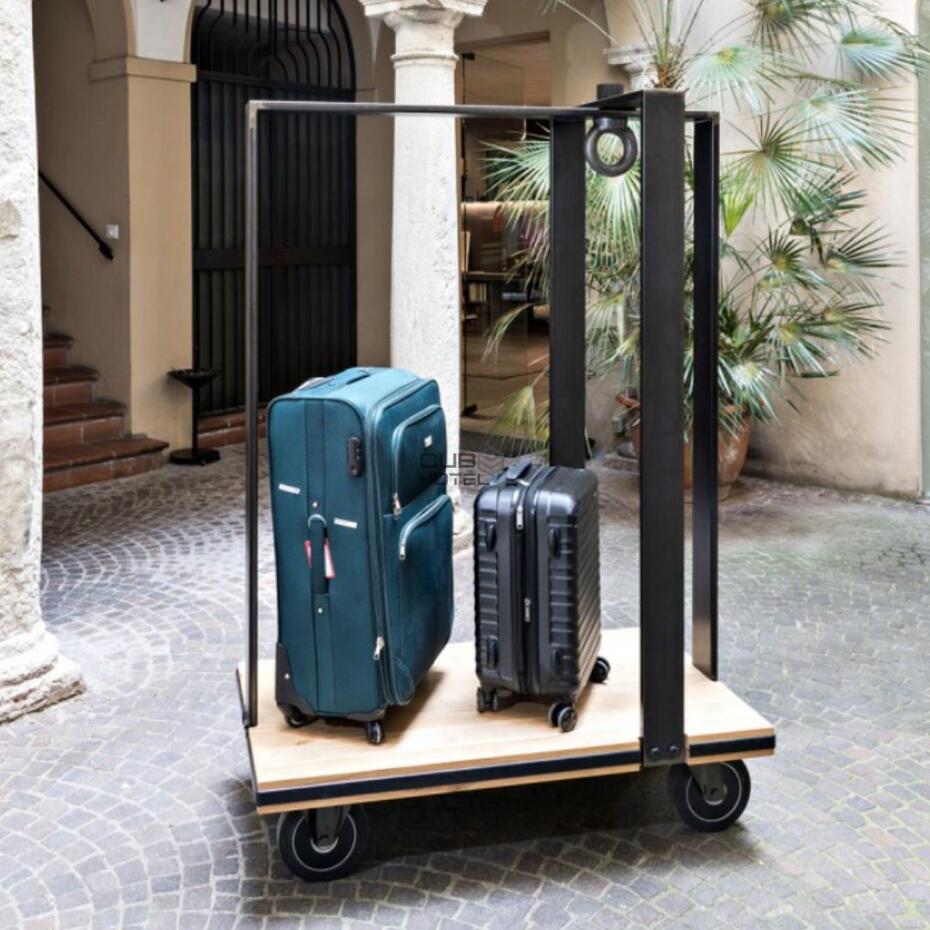 Industrial Style Luggage Cart