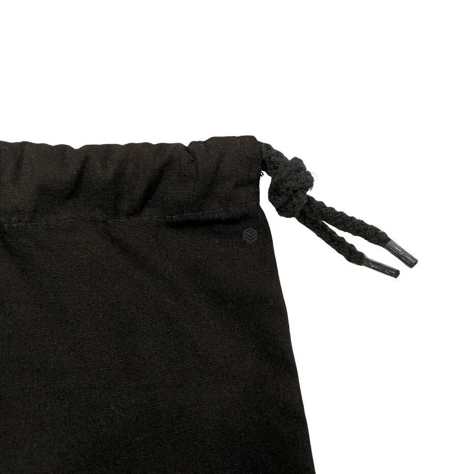 Saco Lavandaria Preto Algodão 60x40cm