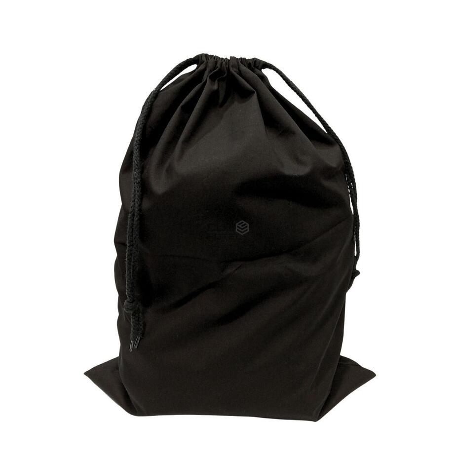 Saco Lavandaria Preto Algodão 60x40cm