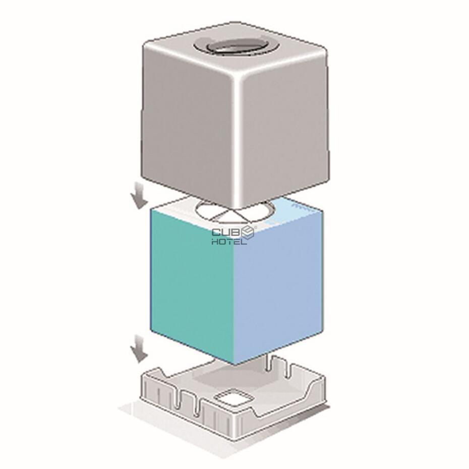 Dispensador Tissue Box Negro