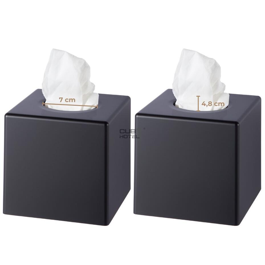 Dispensador Tissue Box Negro