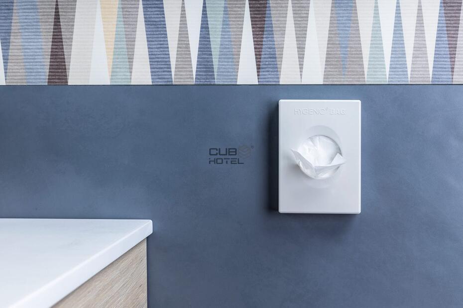 Dispenser Sanitary Bags 13,5X10X2,6 Cm White Abs