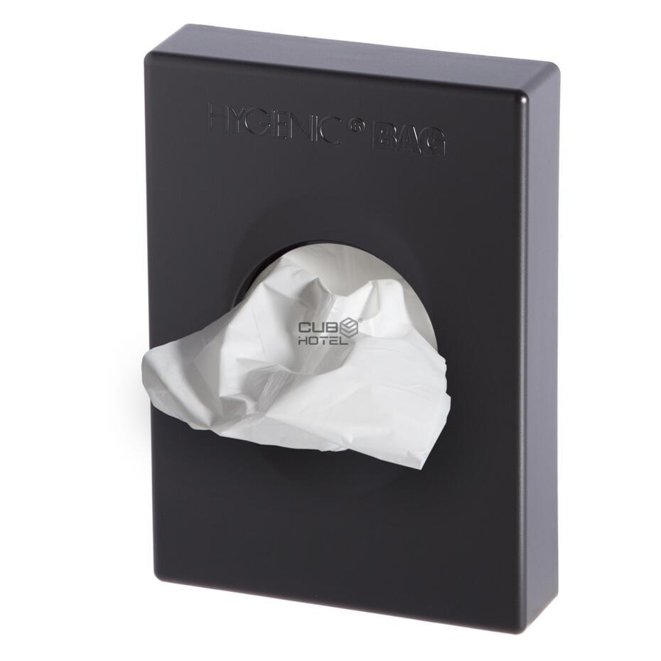 Dispensador Bolsas Higiénicas Abs Preto Mate