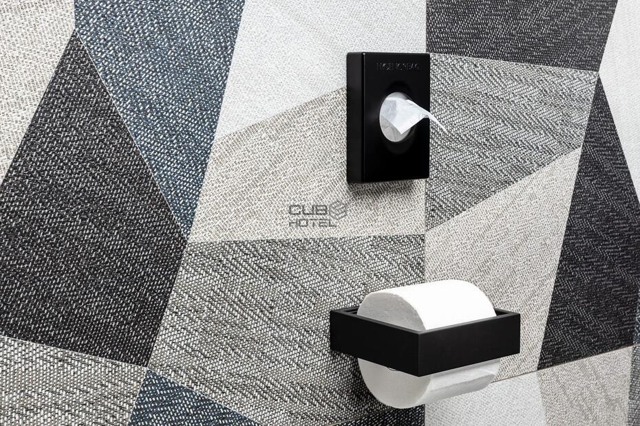 Dispensador Bolsas Higiénicas Abs Preto Mate