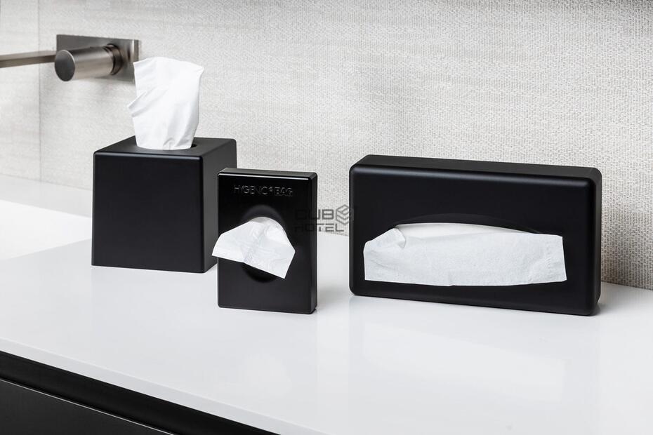 Dispensador Bolsas Higiénicas Abs Preto Mate