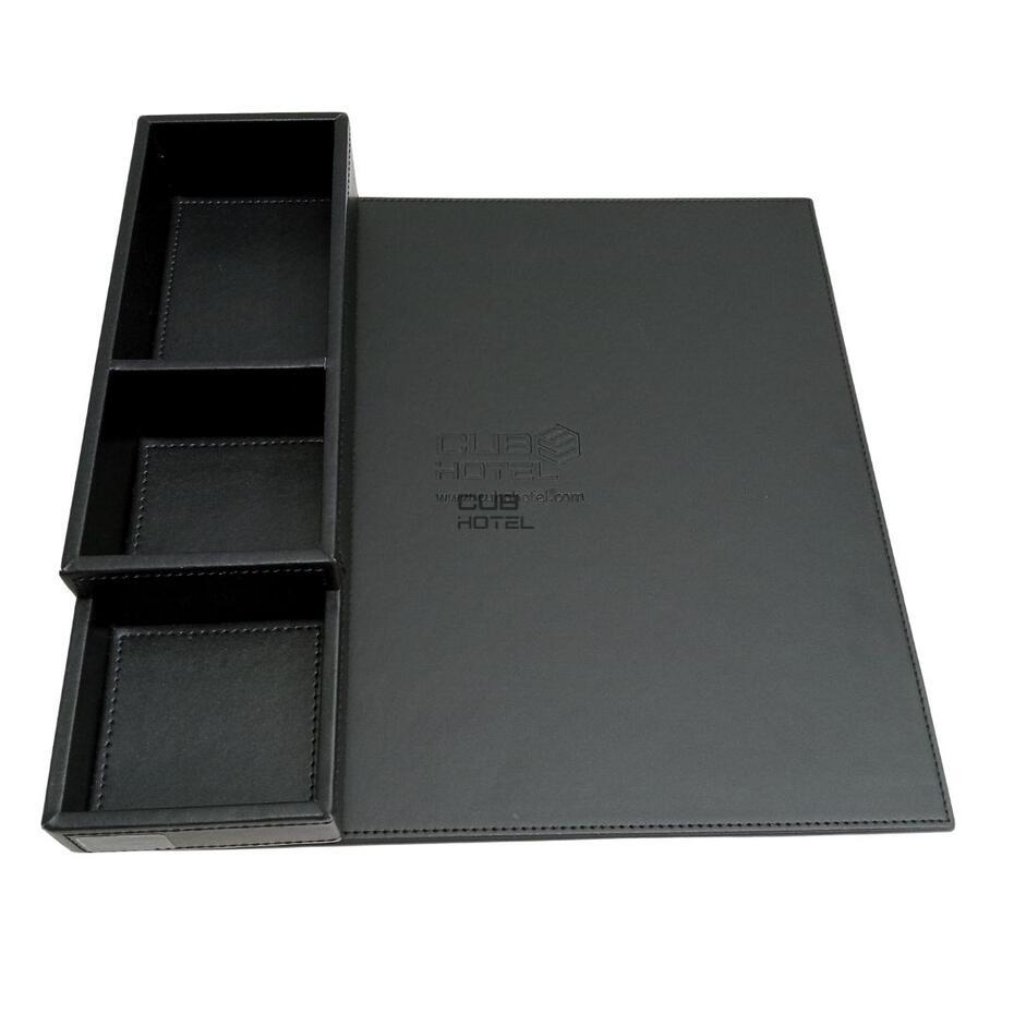 Bandeja Principal Polipele Preta 32x32cm