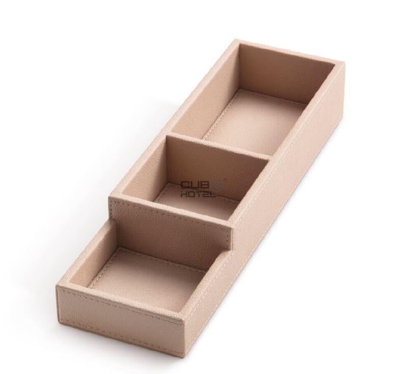 SNAP Tray Bags and Capsules Beije Faux Leather