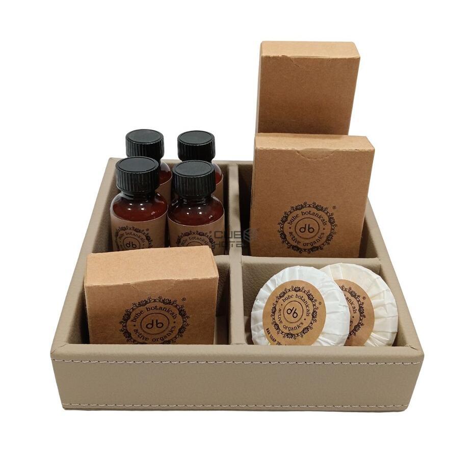 Bandeja para Amenities en Polipiel Color Arena