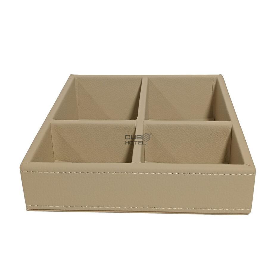 Bandeja para Amenities en Polipiel Color Arena