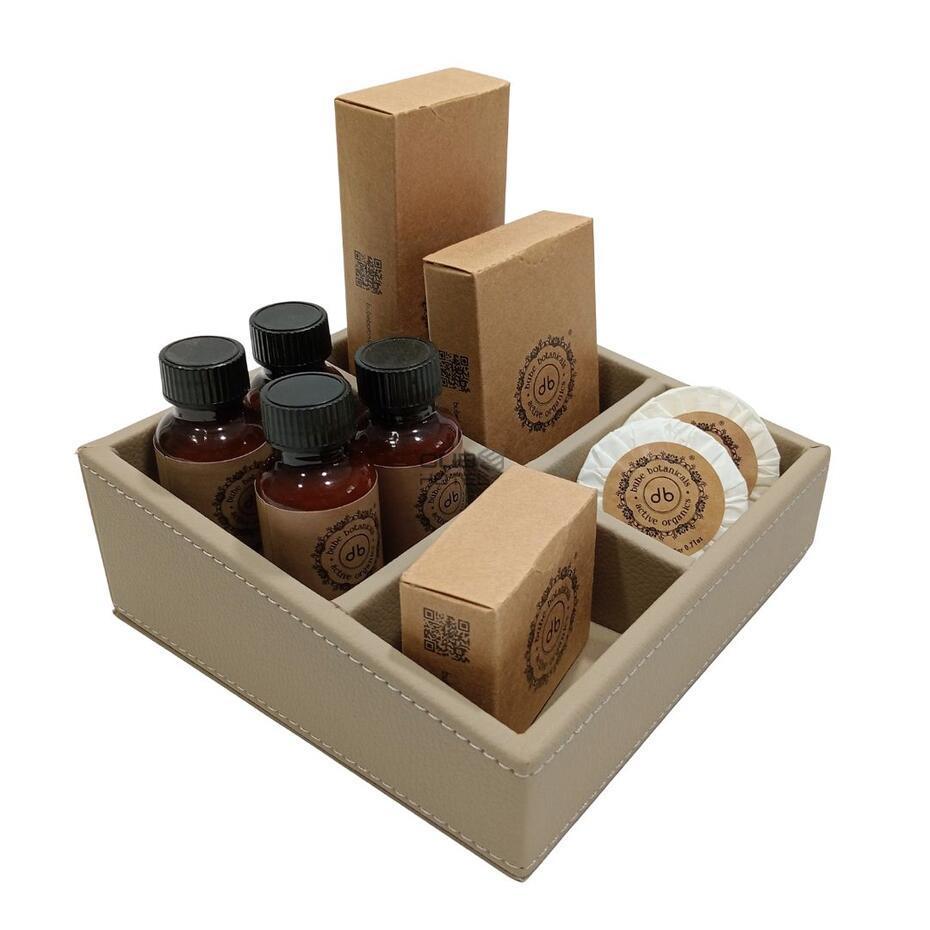 Bandeja para Amenities en Polipiel Color Arena