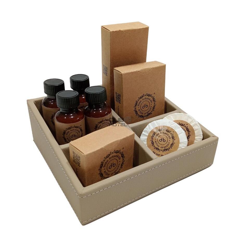 Bandeja para Amenities en Polipiel Color Arena