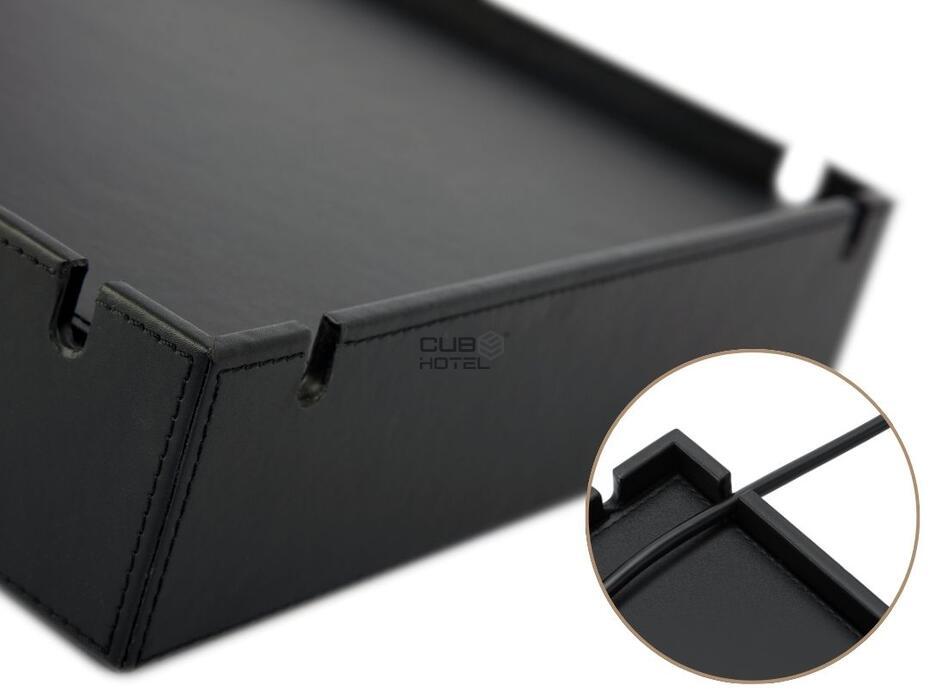 Tabuleiro Hotel Space pele sintética + Chaleira Star