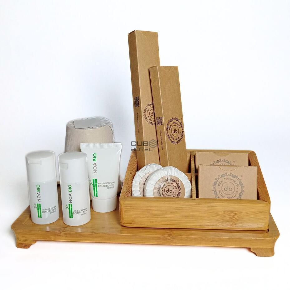Kit de 2 Bandejas de Bambú Stylus para Amenities