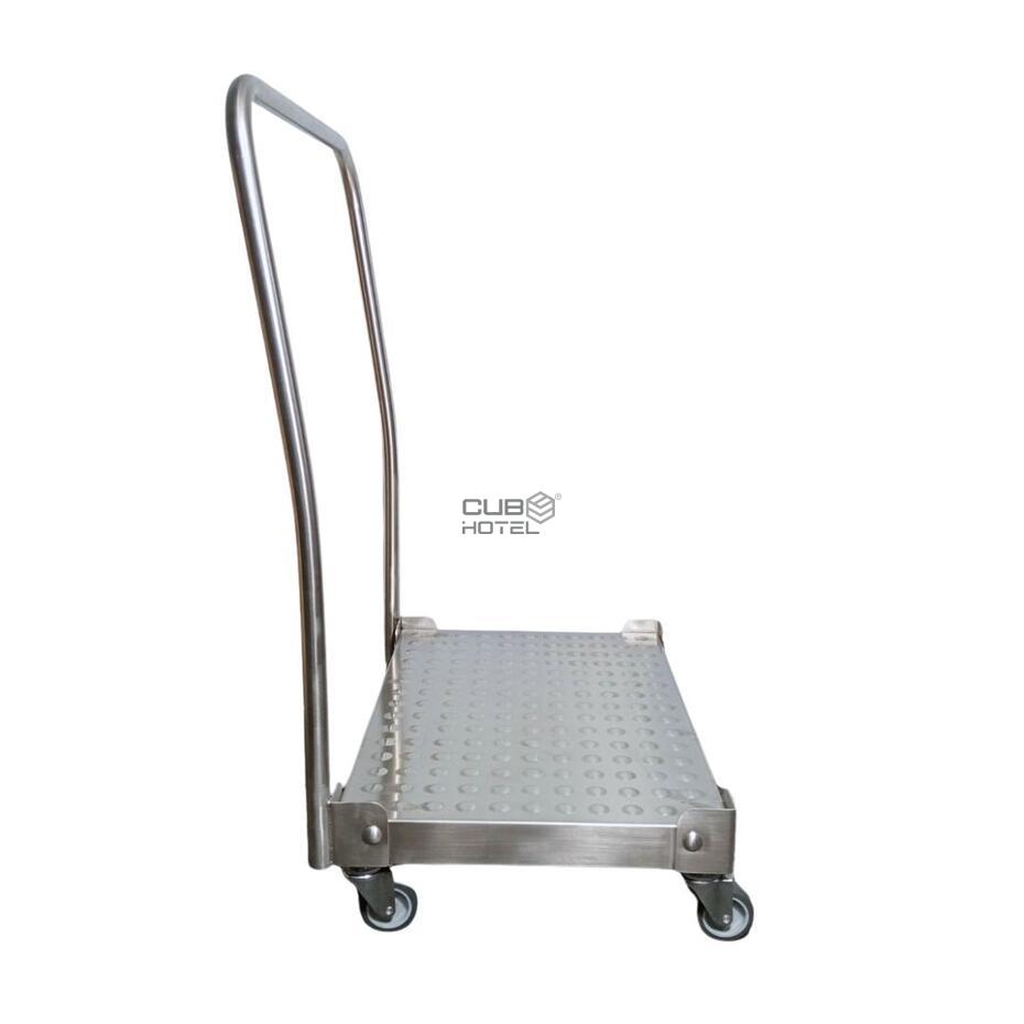 Carro Transporte de Mercadoria em Aço Inox para Hotel 
