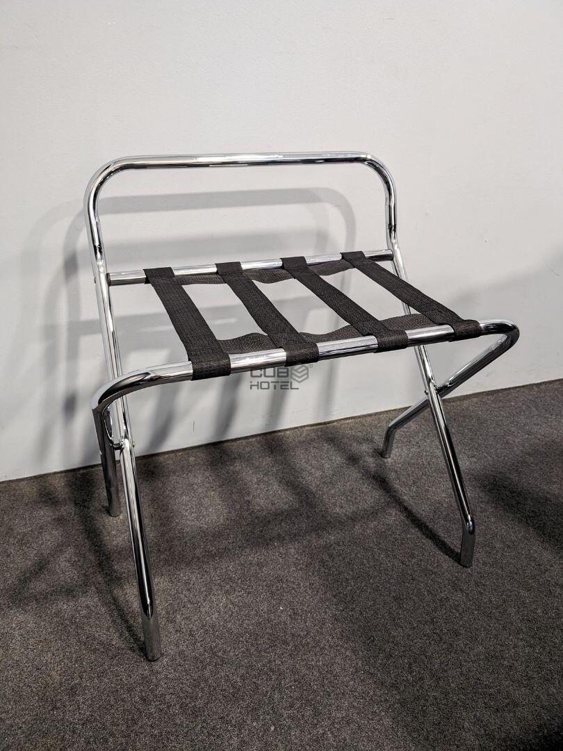 Suporte De Malas Cromado Com Costas