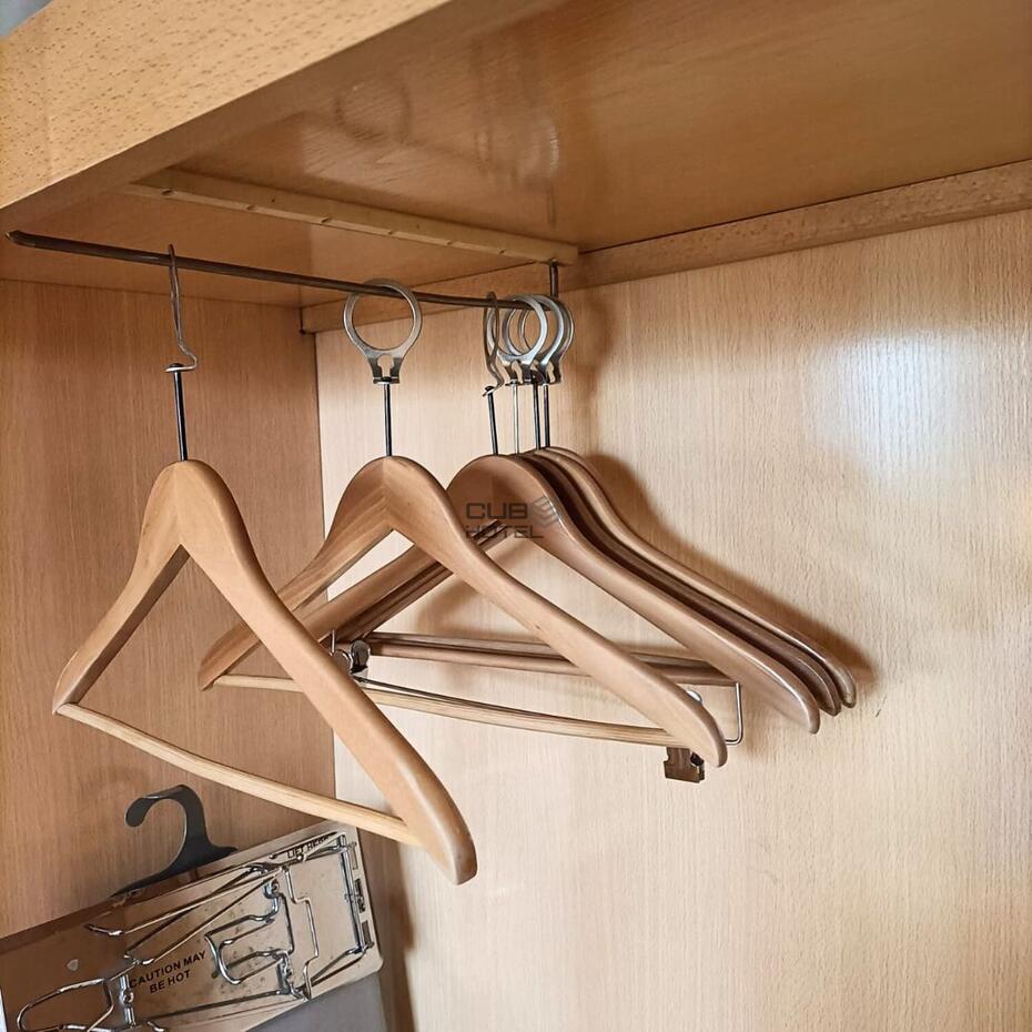 100 unid. Anel Suporte Cabide Anti-Roubo Hotel