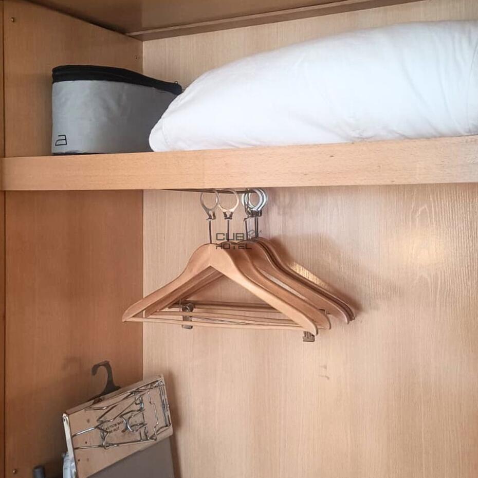 100 unid. Anel Suporte Cabide Anti-Roubo Hotel