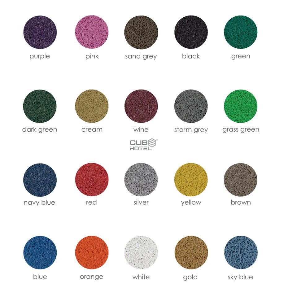 Alfombra Spaghetti Colores 15mm Ancho Menos de 120cm Precio m2