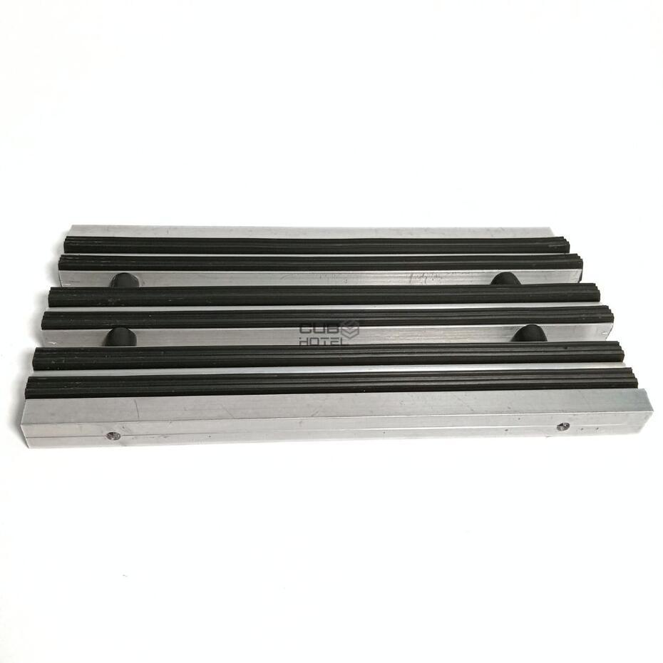 Tapete Aluminio/borracha Alt.15Mm Perfil Duplo