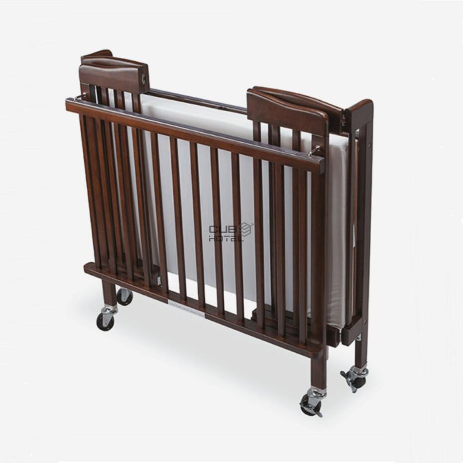 Cama Hotel de maderaplegable Coaba Oscuro