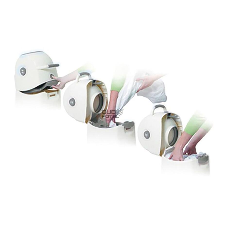 Contentor de Fraldas com Fecho Hermético Sacos Comuns