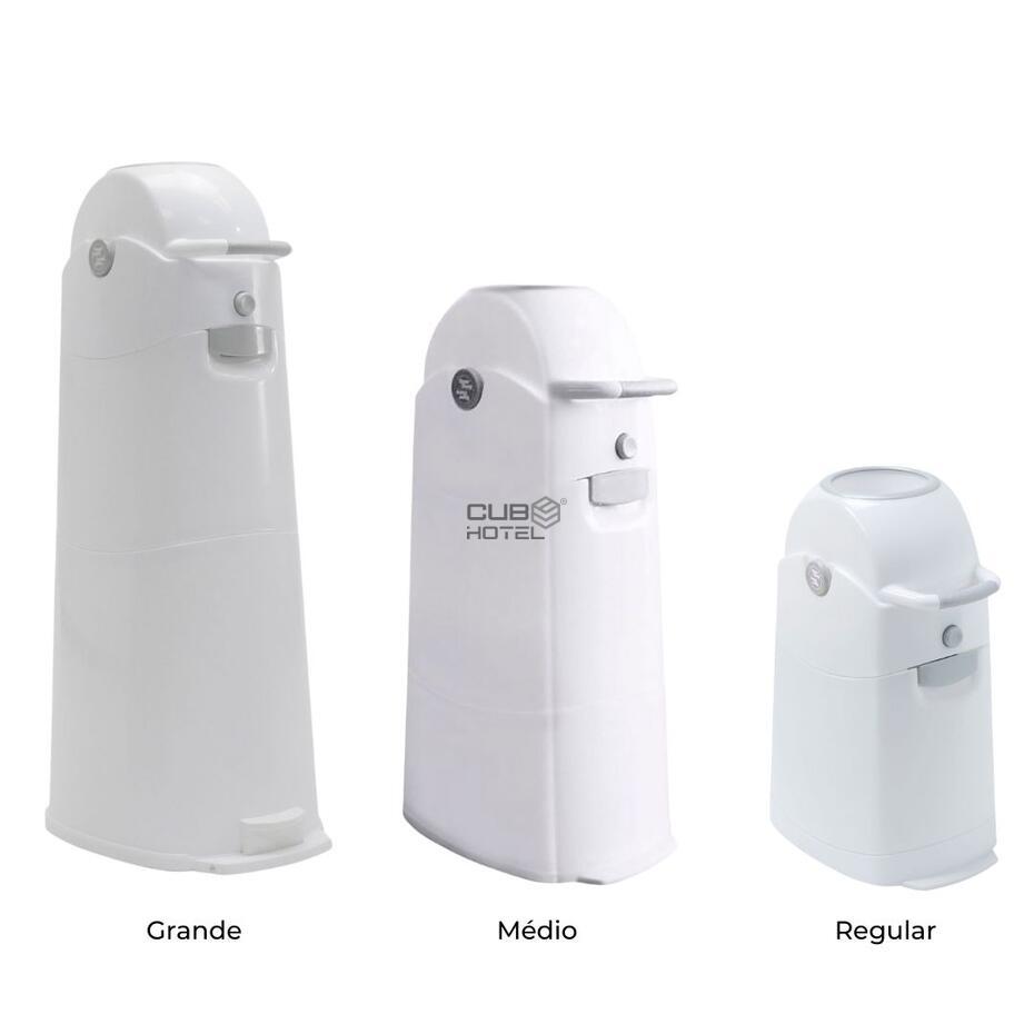 Contenedor de Pañales con Cierre Hermético Tamaño Regular Bolsas Comunes