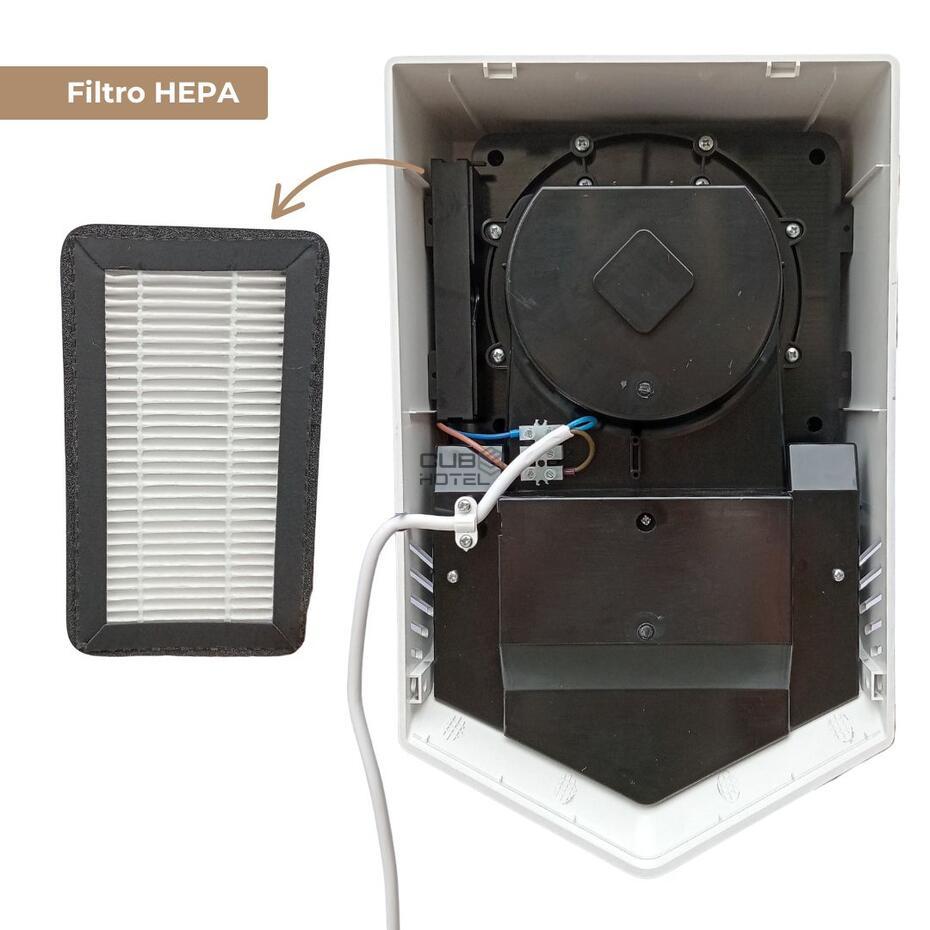 Secador de Manos Automático con Filtro HEPA