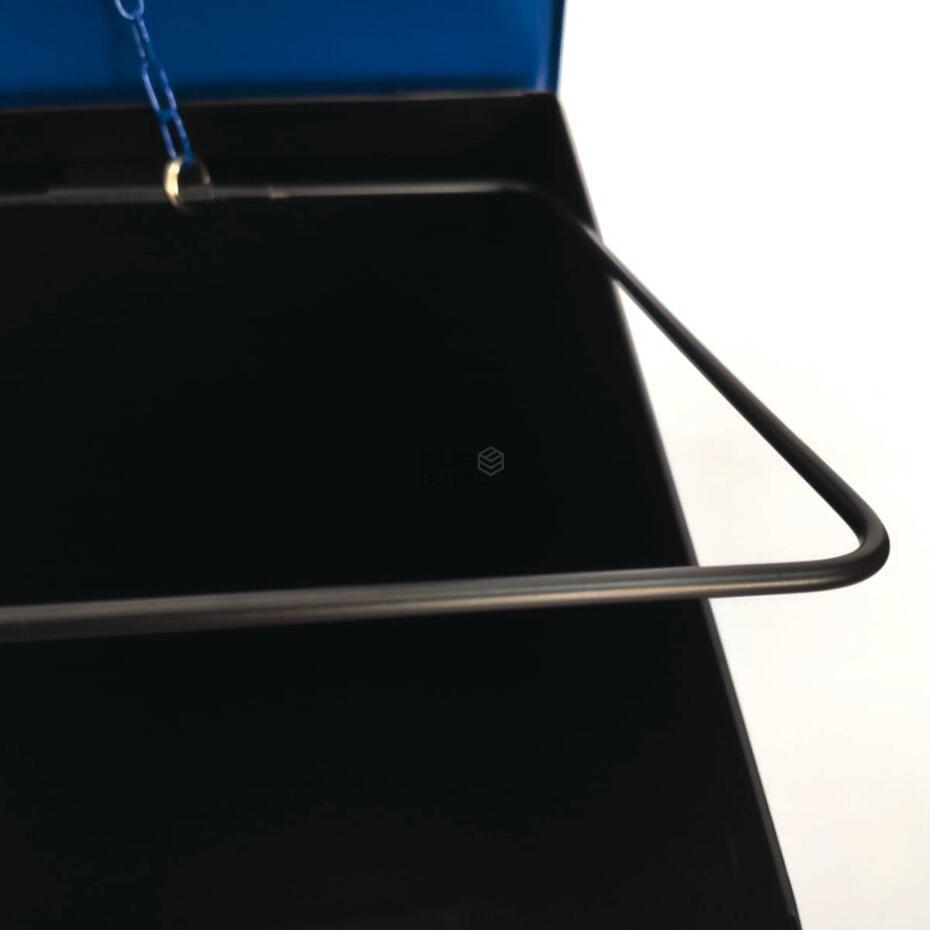 Ecoponto Individual Reciclagem Papel/Cartão Pintado 45L Preto