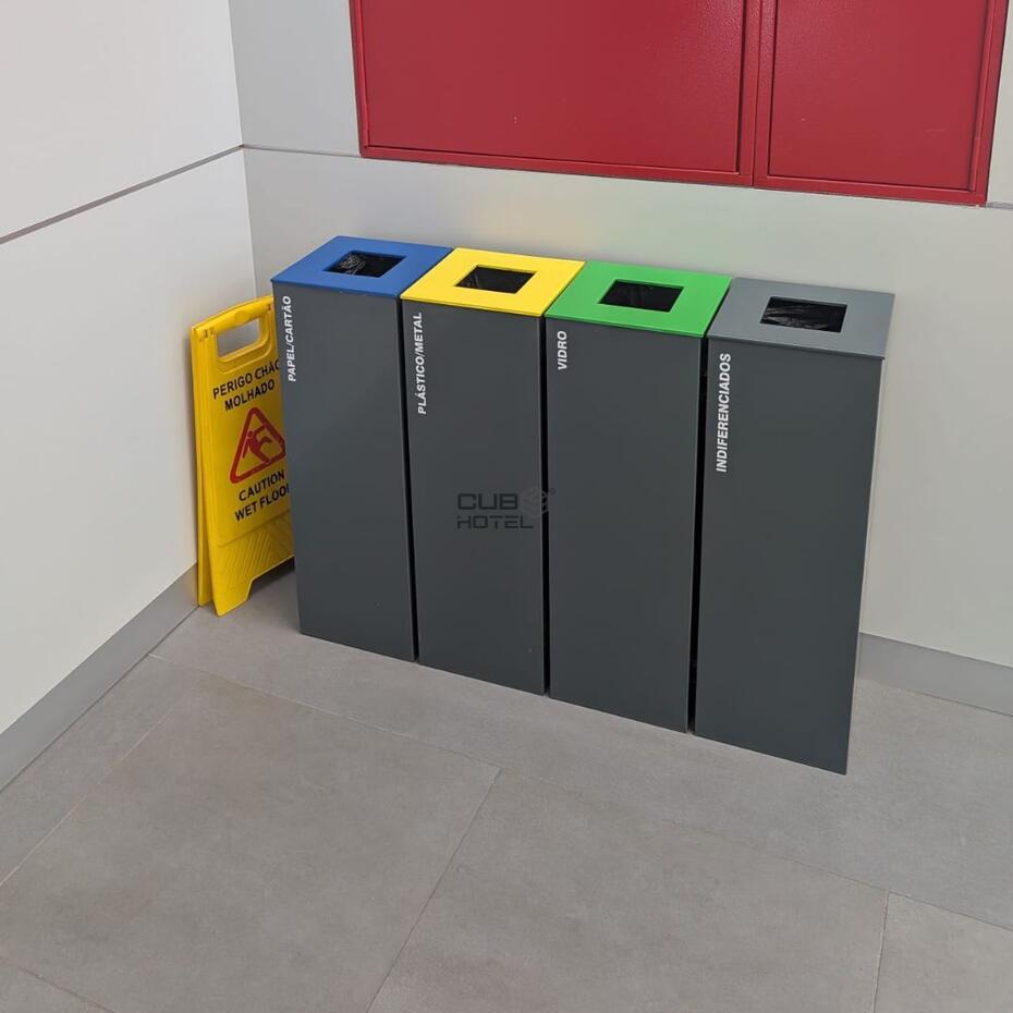 Ecoponto 4x45L Chapa Aço com Pintura Epoxi