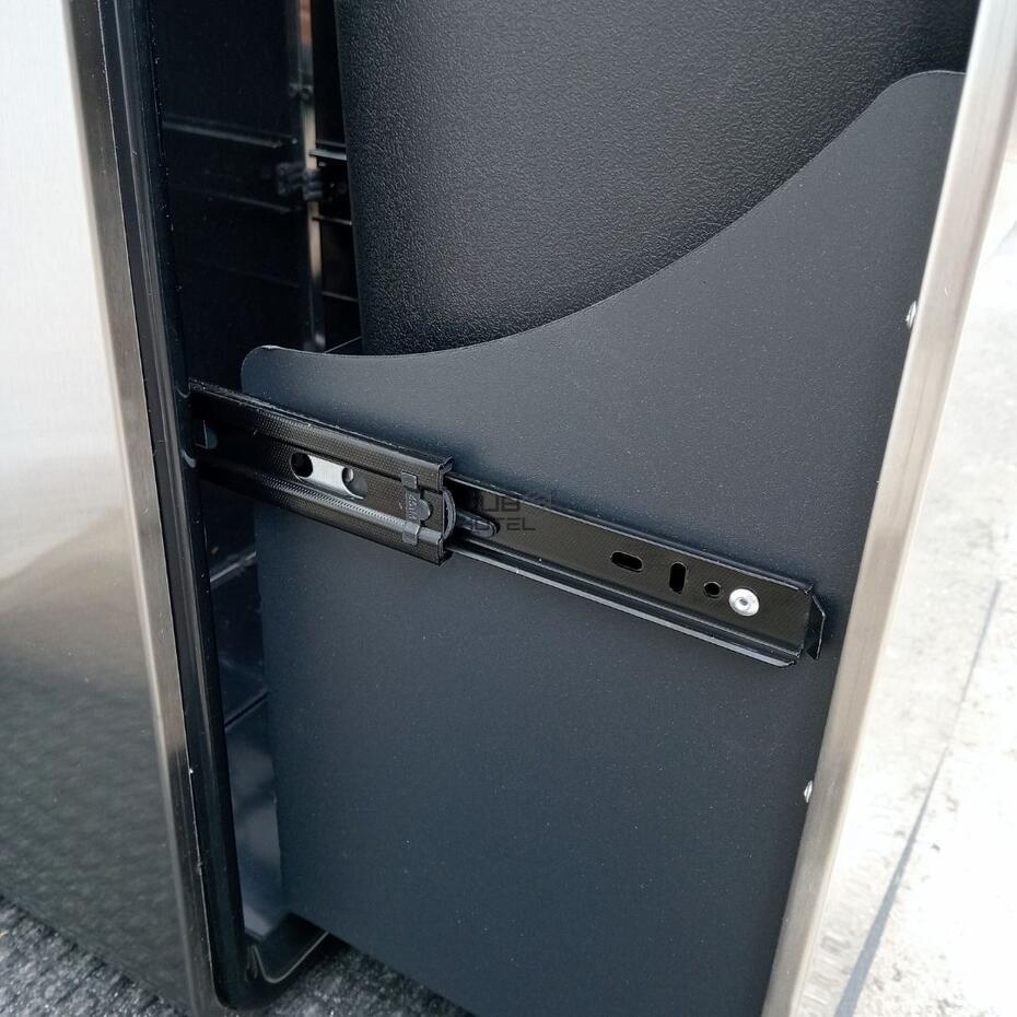 Cinzeiro Papeleira Aço Inox Escovado