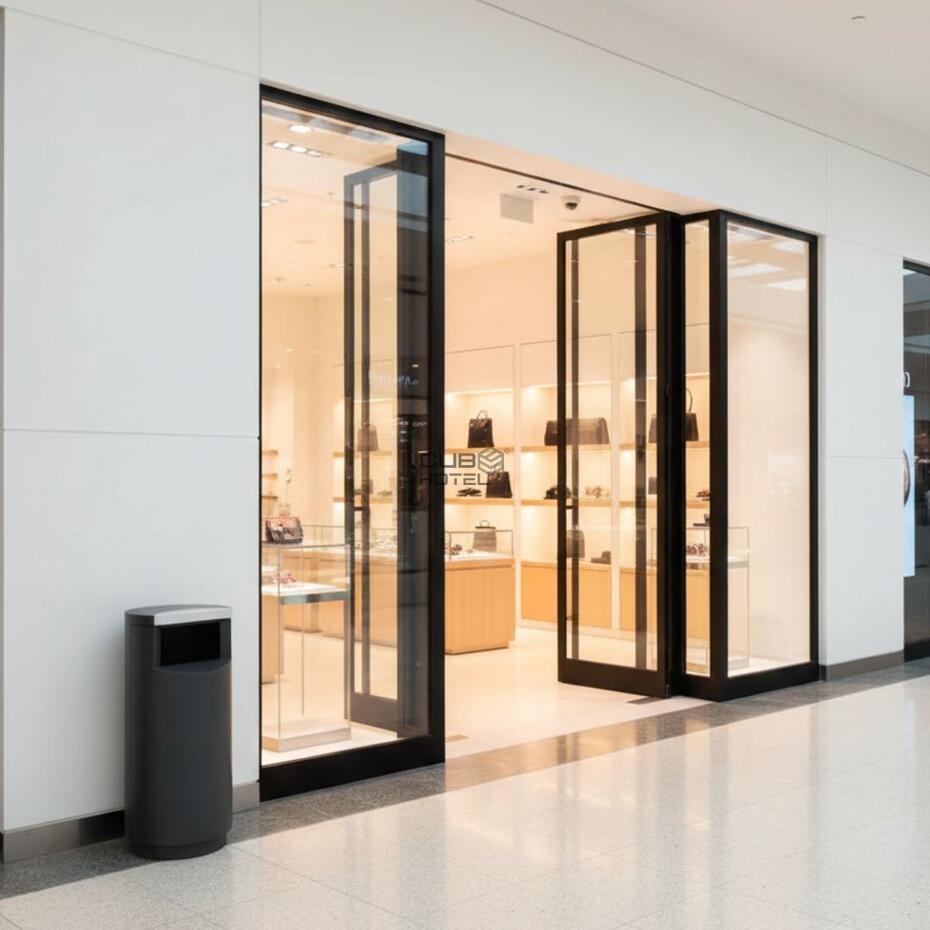 Papelera Exterior 45L Negra