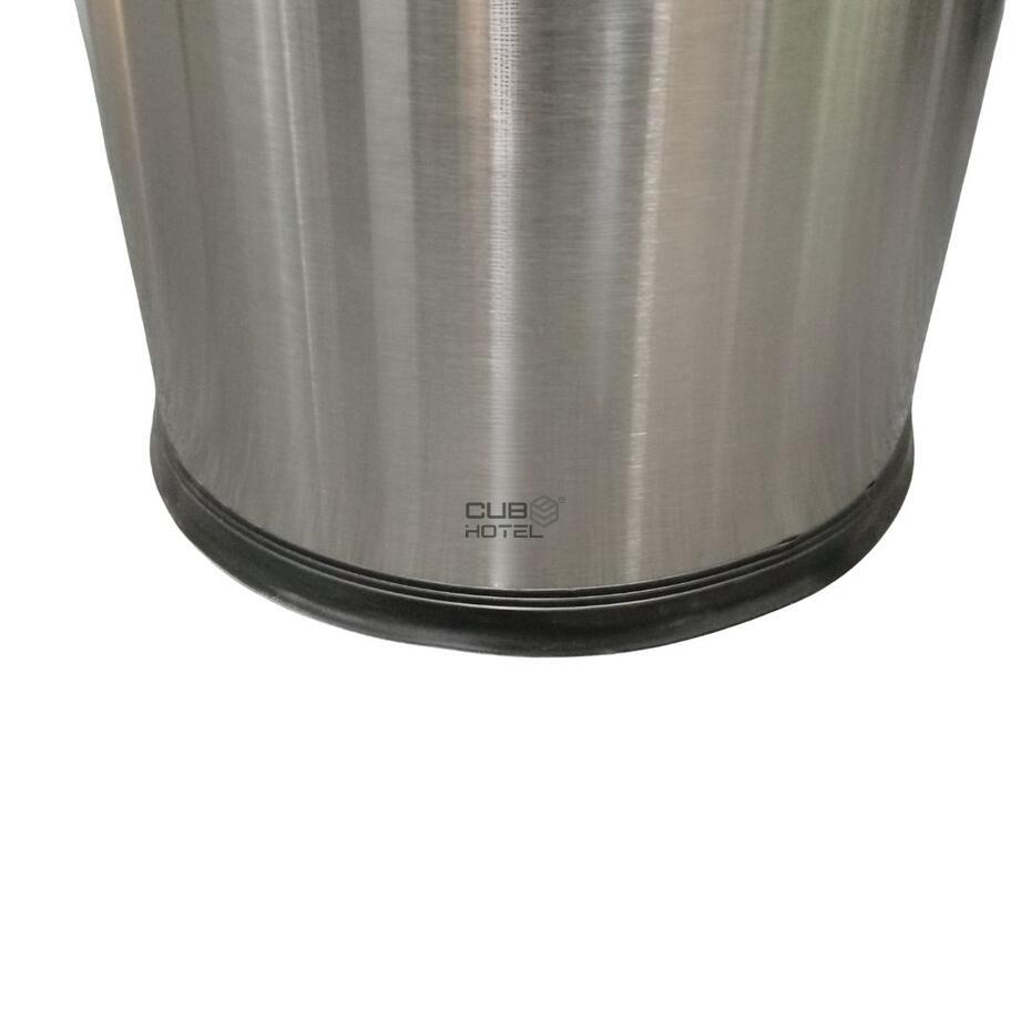 Papelera Cenicero de Acero Inox 10L