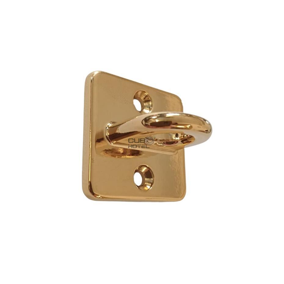 Gancho de parede dourado para cordão separador