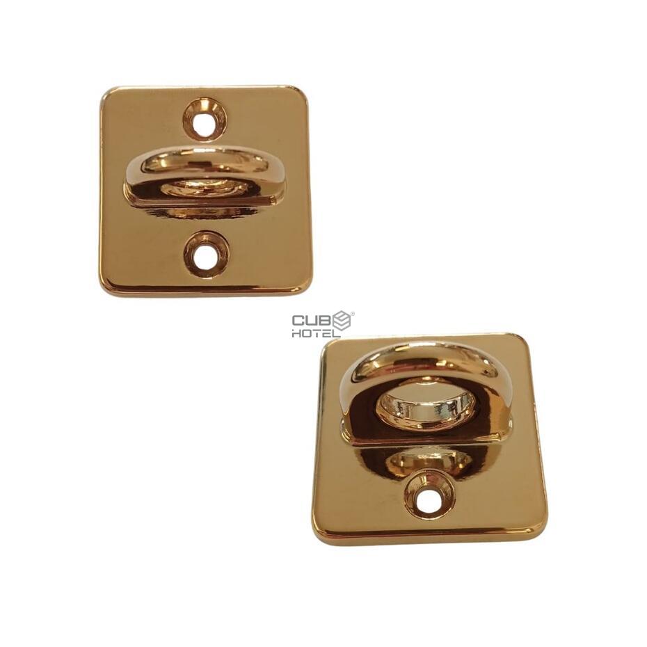 Gancho de parede dourado para cordão separador