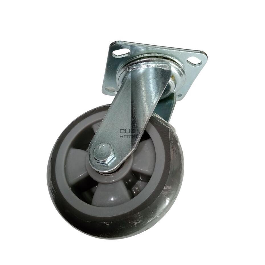 Roda Direcional para Carro de Bagagem 15 cm
