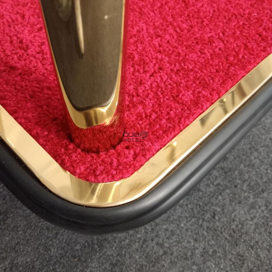 Luggage Cart With Dome Gold Brass