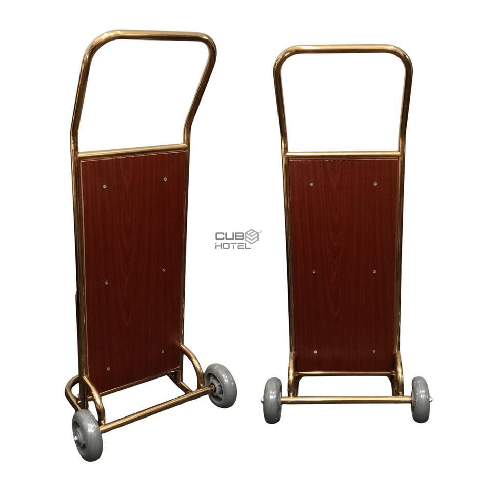 Carro Portaequipajes Plegable 2 Ruedas Alfombra Roja