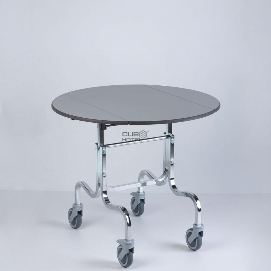 Mesa Redonda Tampo Giratório Room Service 90CM