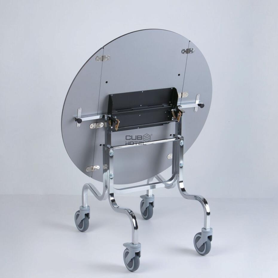 Mesa Redonda Tampo Giratório Room Service 90CM