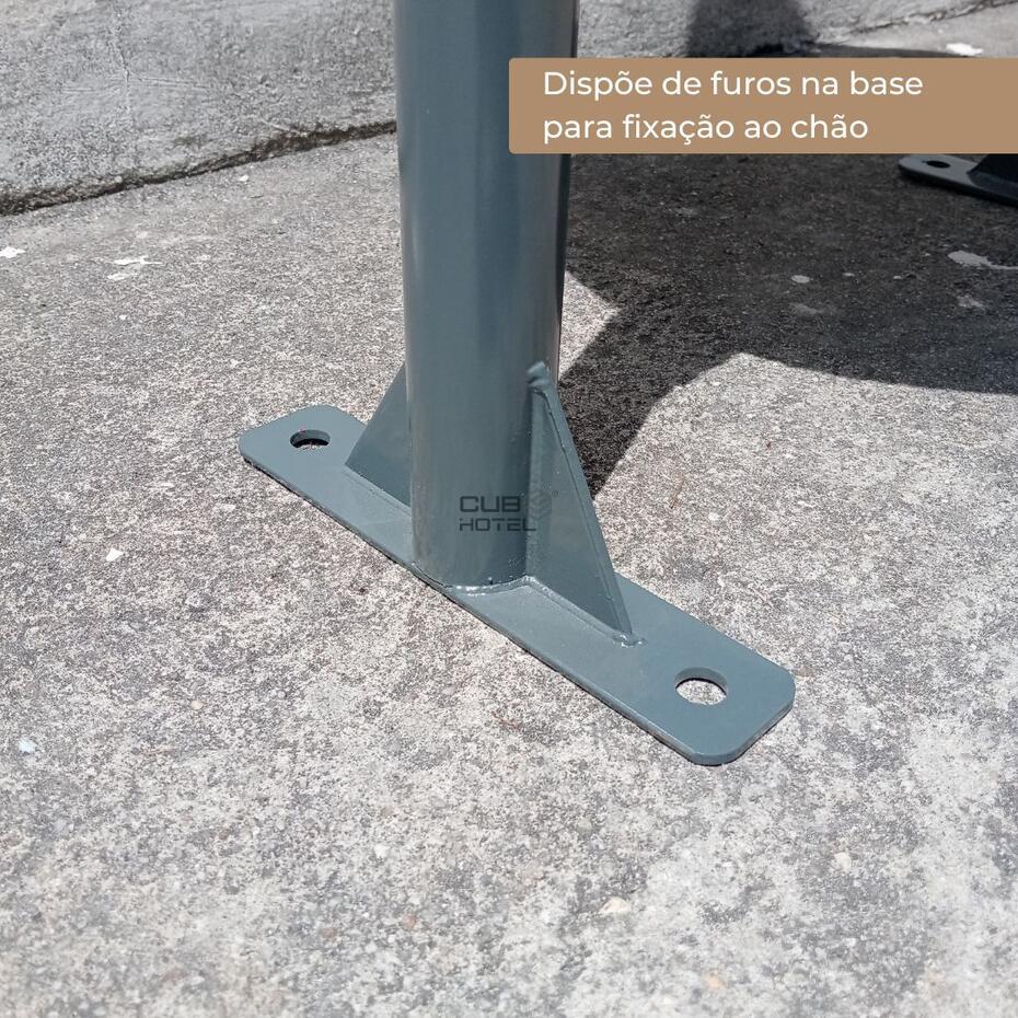 Papelera Exterior 60L Acero Inox