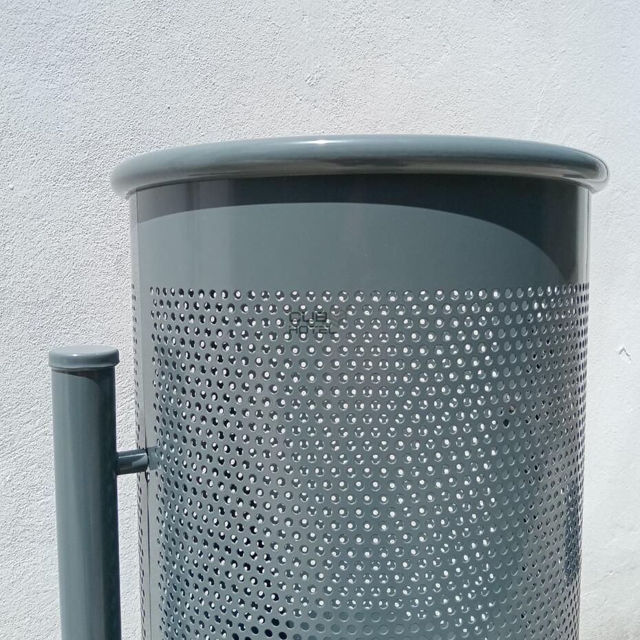 Papelera Exterior 60L Acero Inox