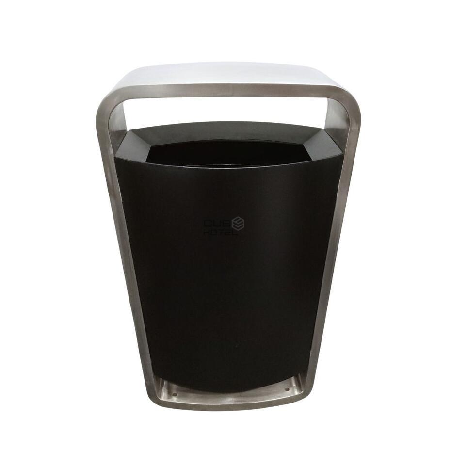 Papeleira Exterior Aço Inox e Aço Revestido