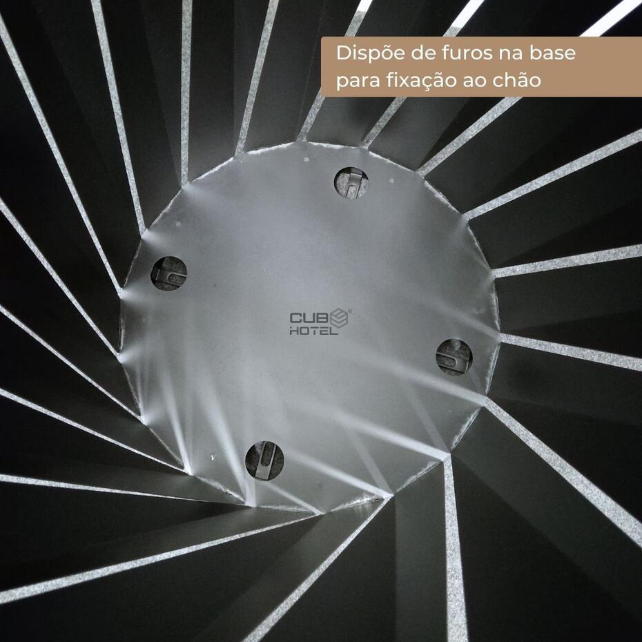 Papeleira Exterior Preta com Contentor Interior