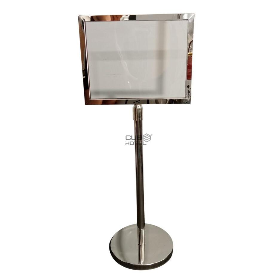 Silver A3 Information Stand