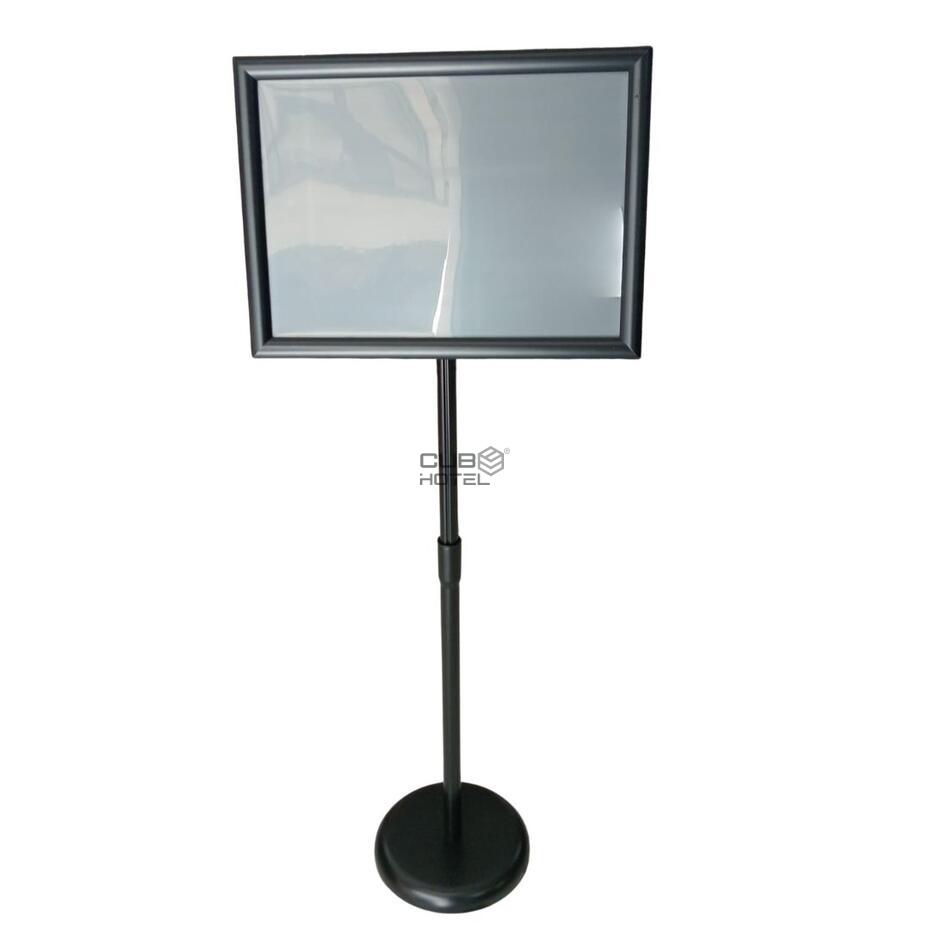 Expositor Informativo Display A3 Preto Mate