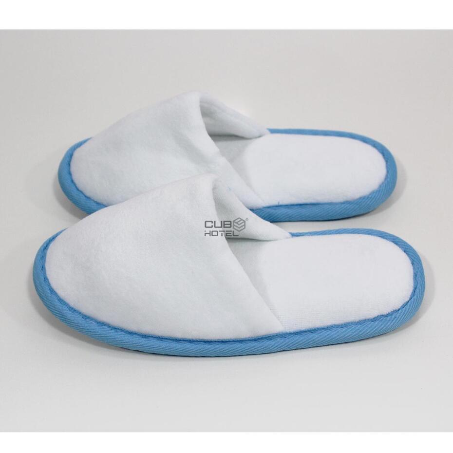100 pares, pantuflas de terciopelo Hotel Kid, 22 cm