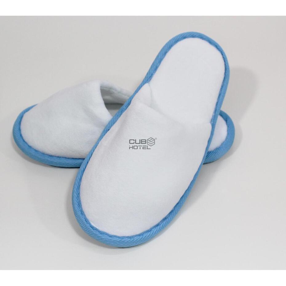 100 pares, pantuflas de terciopelo Hotel Kid, 22 cm