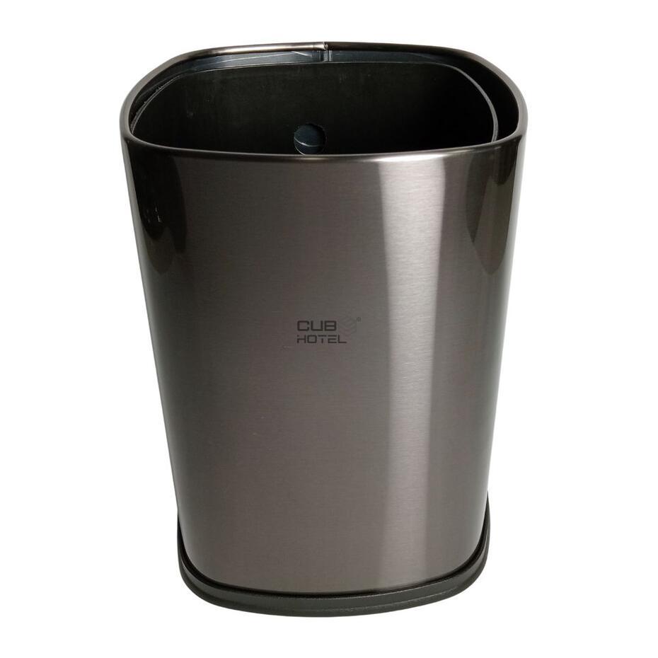 Balde Hotel Quadrado 7L Corpo Duplo e Saco Oculto Tungstênio